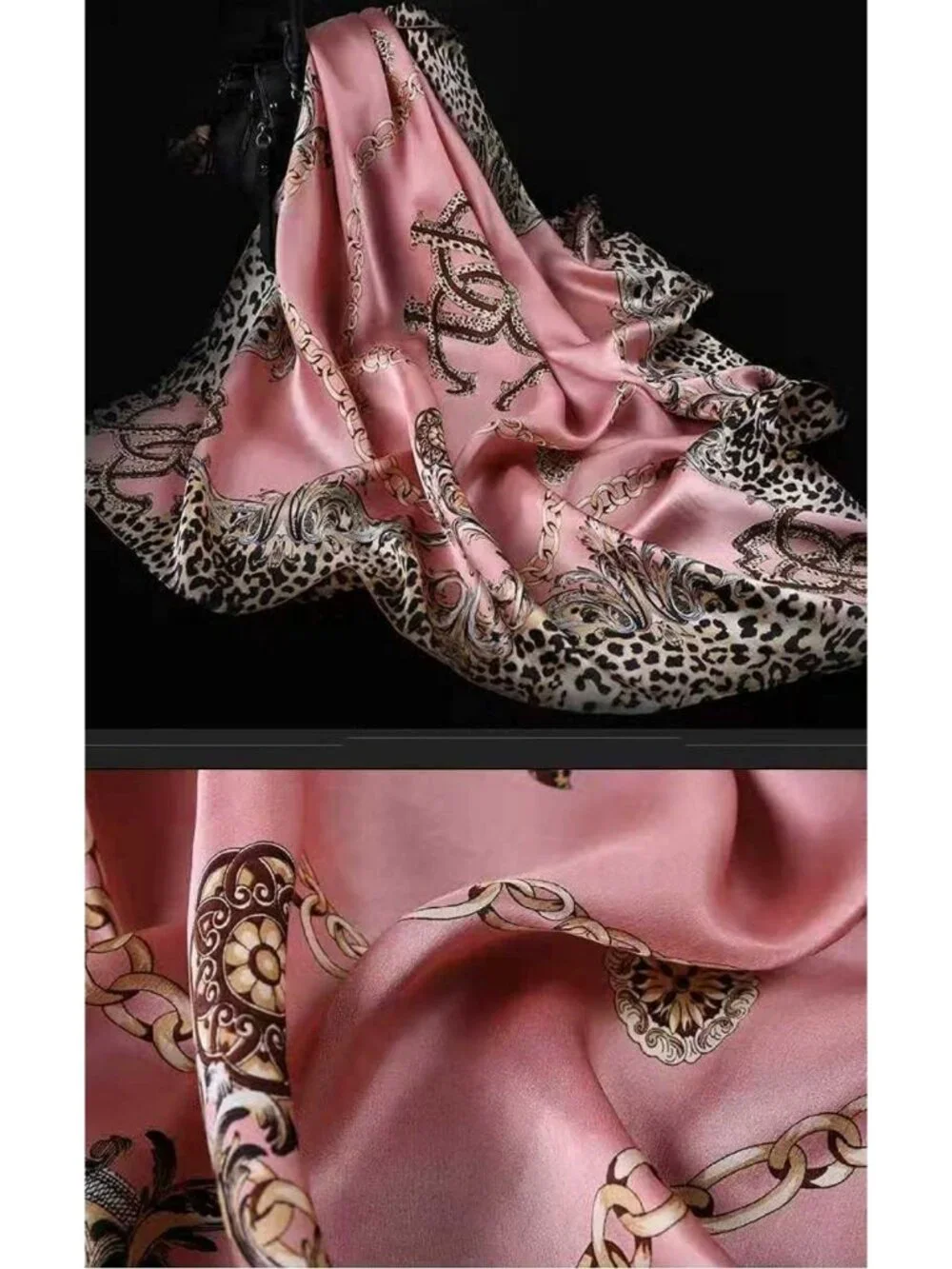 Luxurious 100% Silk Scarf - 43